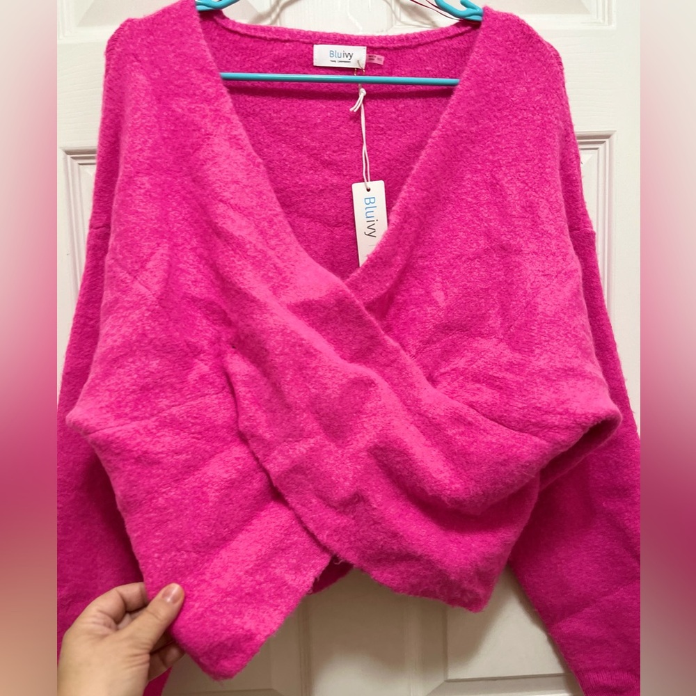 Blu Ivy Crossover Sweater - Picture 3 of 5